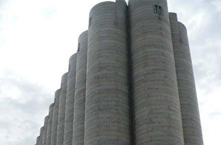Wheat silos